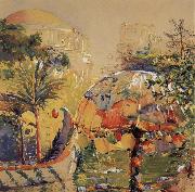 Donna Schuster Panama-Pacific International Exposition,Fine Arts Pavlion oil